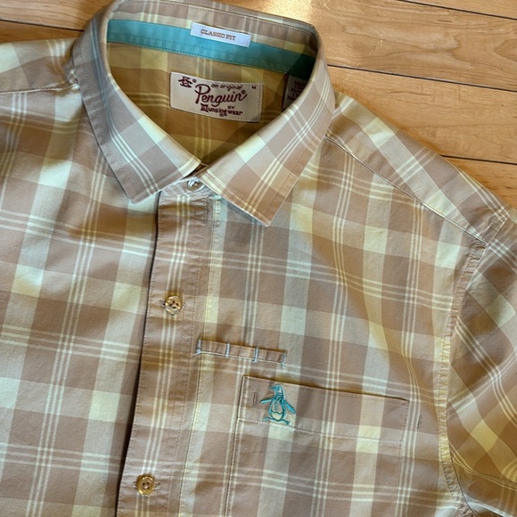 Original Penguin men's short sleeve button-up shirt - Picture 2 of 6